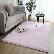 Load image into Gallery viewer, Grey Carpet Tie Dyeing Plush Soft Carpets For Living Room Bedroom Anti-slip Floor Mats Bedroom Water Absorption Carpet Rugs