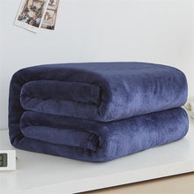 Load image into Gallery viewer, Soft Warm Coral Fleece Blanket Winter Sheet Bedspread Sofa Plaid Throw 220Gsm 6 Size Light Thin Mechanical Wash Flannel Blankets