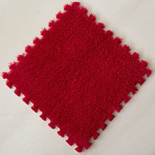 Load image into Gallery viewer, Foldable Carpets for Living Room Plush Soft Climbing Cappet Rug Split Joint Bath Room Anti-skid Rugs Pink Shaggy Area Rug