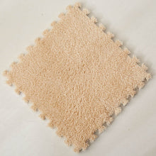 Load image into Gallery viewer, Foldable Carpets for Living Room Plush Soft Climbing Cappet Rug Split Joint Bath Room Anti-skid Rugs Pink Shaggy Area Rug