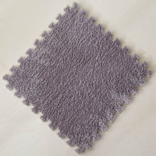 Load image into Gallery viewer, Foldable Carpets for Living Room Plush Soft Climbing Cappet Rug Split Joint Bath Room Anti-skid Rugs Pink Shaggy Area Rug