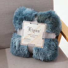 Load image into Gallery viewer, Shaggy Super Soft Coral Fleece Blanket Warm Cozy Bedding Blanket Fluffy Sofa Bedding Airplane Hotel Throw Sofa Blanket New