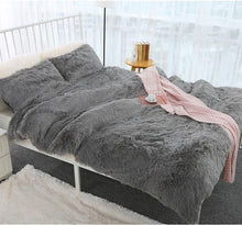 Load image into Gallery viewer, Shaggy Super Soft Coral Fleece Blanket Warm Cozy Bedding Blanket Fluffy Sofa Bedding Airplane Hotel Throw Sofa Blanket New
