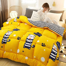 Load image into Gallery viewer, New Fashion 3d Luxury Goose Down Duvet Quilted Quilt King Queen Full Size Comforter Winter Thick Blanket
