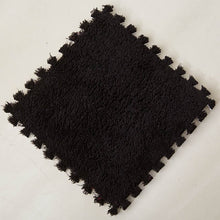 Load image into Gallery viewer, Foldable Carpets for Living Room Plush Soft Climbing Cappet Rug Split Joint Bath Room Anti-skid Rugs Pink Shaggy Area Rug
