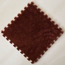 Load image into Gallery viewer, Foldable Carpets for Living Room Plush Soft Climbing Cappet Rug Split Joint Bath Room Anti-skid Rugs Pink Shaggy Area Rug
