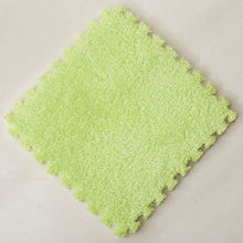 Load image into Gallery viewer, Foldable Carpets for Living Room Plush Soft Climbing Cappet Rug Split Joint Bath Room Anti-skid Rugs Pink Shaggy Area Rug
