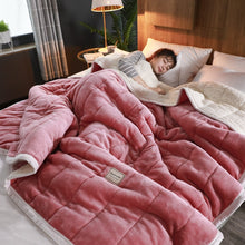 Load image into Gallery viewer, Claroom Super Warm Blanket Luxury Thick Blankets For Beds Fleece Blankets and Throws Winter Adult Bed Cover UX49#
