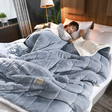 Load image into Gallery viewer, Claroom Super Warm Blanket Luxury Thick Blankets For Beds Fleece Blankets and Throws Winter Adult Bed Cover UX49#
