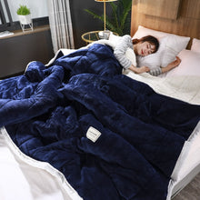 Load image into Gallery viewer, Claroom Super Warm Blanket Luxury Thick Blankets For Beds Fleece Blankets and Throws Winter Adult Bed Cover UX49#
