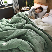 Load image into Gallery viewer, Claroom Super Warm Blanket Luxury Thick Blankets For Beds Fleece Blankets and Throws Winter Adult Bed Cover UX49#
