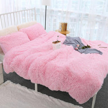 Load image into Gallery viewer, Shaggy Super Soft Coral Fleece Blanket Warm Cozy Bedding Blanket Fluffy Sofa Bedding Airplane Hotel Throw Sofa Blanket New
