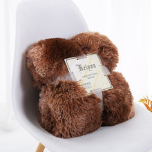 Load image into Gallery viewer, Shaggy Super Soft Coral Fleece Blanket Warm Cozy Bedding Blanket Fluffy Sofa Bedding Airplane Hotel Throw Sofa Blanket New
